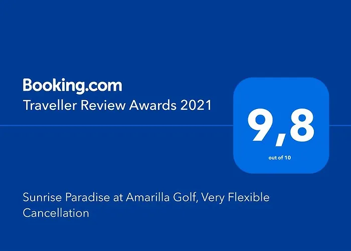 Sunrise Paradise At Amarilla Golf, Remote Work, Swimming Pool, Terrace And Near The Apartment San Miguel de Abona
